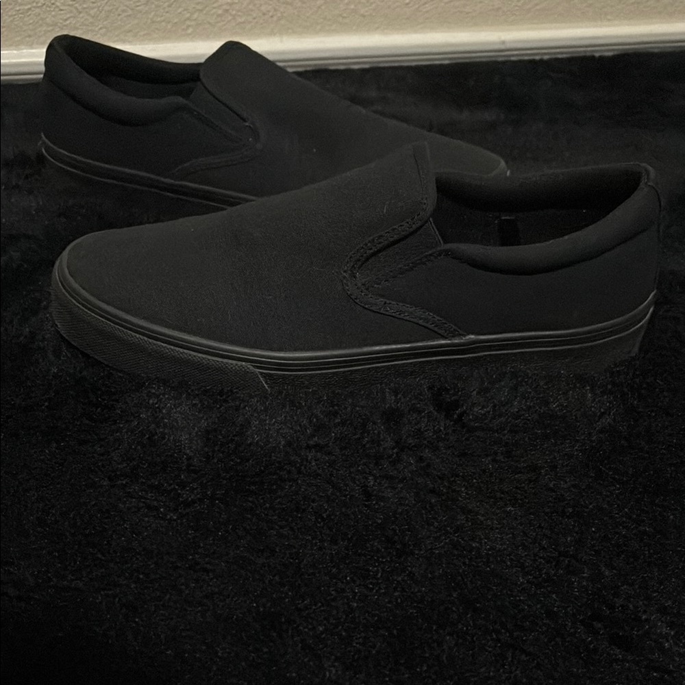 Classic Black Slip-On Men's Shoes